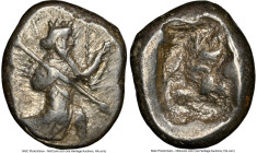 ACHAEMENID PERSIA. Xerxes II-Artaxerxes III (ca. 400-340 BC). AR siglos (17mm). NGC Choice VF. Lydo-Milesian standard. Sardes mint, ca. 485-420 BC. Pe...