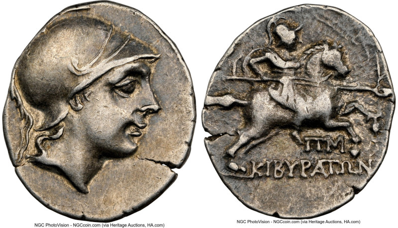 PHRYGIA. Cibyra. Ca. 2nd-1st Centuries BC. AR drachm (17mm, 12h). NGC Choice VF....