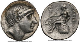 SELEUCID KINGDOM. Antiochus I Soter (281-261 BC). AR tetradrachm (28mm, 10h). NGC Fine, smoothing, scratches. Seleucia on the Tigris. Diademed head of...