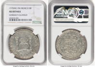 Charles III 8 Reales 1770 Mo-FM AU Details (Harshly Cleaned) NGC, Mexico City mint, KM105. HID09801242017 © 2023 Heritage Auctions | All Rights Reserv...