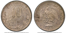 Republic 10 Centavos 1902 Cn-Q AU Details (Cleaned) PCGS, Culiacan mint, KM404. HID09801242017 © 2023 Heritage Auctions | All Rights Reserved