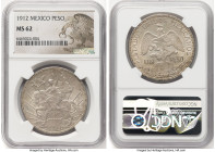 Estado Unidos "Caballito" Peso 1912 MS62 NGC, Mexico City mint, KM453. HID09801242017 © 2023 Heritage Auctions | All Rights Reserved