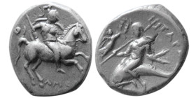 CALABRIA, Tarentum. 272-240 BC. AR Nomos.