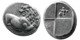 THRACE, Chersonesos. Circa 386-338 BC. AR Hemidrachm.