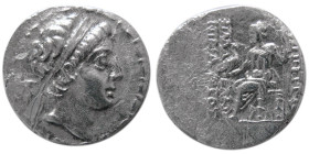 SELEUKID KINGS, Demetrios II. 145-138 BC. AR Drachm. Rare.