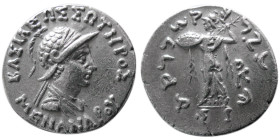 BAKTRIAN KINGS, Menander I, 165/55-130 BC. AR Tetradrachm
