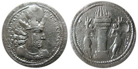 SASANIAN KINGS, Shapur I, 240-272 AD. AR Drachm.
