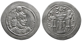 SASANIAN KINGS, Yazdgird I, 399-420 AD. AR Drachm.