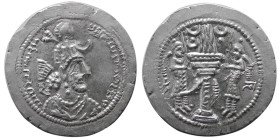SASANIAN KINGS, Yazdgird I, 399-420 AD. AR Drachm.