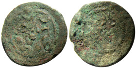 SASANIAN KINGS, Bahram (Varhran) V, AD. 420-438. Æ. Rare.