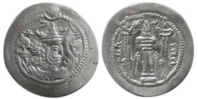 SASANIAN KINGS, Kavad I, first reign, 488-497 AD. AR Drachm.