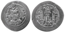 SASANIAN KINGS, Zamasp, 496-498/9 AD. Silver Drachm.