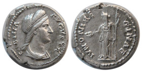 ROMAN EMPIRE, Sabina. AD. 128-136. AR Denarius.