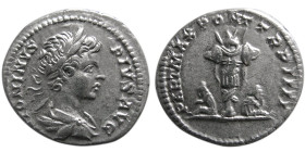 ROMAN EMPIRE, Caracalla, 198-217 AD. AR Denarius.