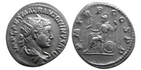 ROMAN EMPIRE, Elagabalus. AD. 218-222. AR Antoninianus. Scarce.
