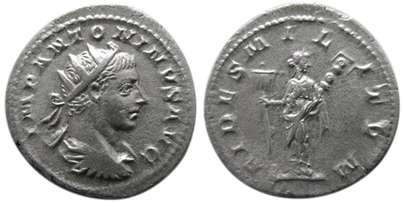 ROMAN EMPIRE, Elagabalus, AD. 218-222. AR Antoninianus (4.72 gm; 22 mm). Rome, A...