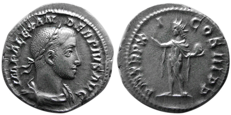 ROMAN EMPIRE, Severus Alexander, 222-235 AD. AR Denarius (3.13 gm; 19 mm). Rome,...