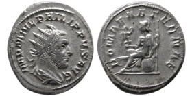 ROMAN EMPIRE, Philip I, the Arab, 244-249 AD. AR Antoninianus.
