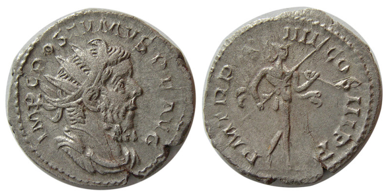 ROMANO-GALLIC EMPIRE; Postumus. AD. 260-269. BI Antoninianus (3.32 gm; 21 mm). T...