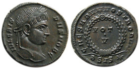 ROMAN EMPIRE, Crispus as Caesar, 316-326 AD. Æ Follis.