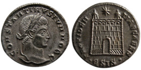 ROMAN EMPIRE, Constantine II, 337-340 AD. Æ Silvered Follis.