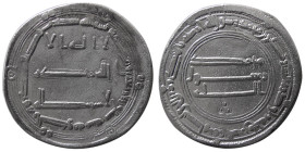 ABBASID, al-Amin, 809-813 AD. AR Dirhem. Kufa, year 196.