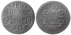 OTTOMAN EMPIRE, Turkey. Abdul Hamid I. 1774-1789. AR Piastra
