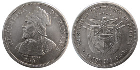 PANAMA, Republic. 1904. Veinti Cinco (25) Centesimos
