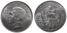 PERSIA, Pahlavi Dynasty. 1976 (2535 SH). 20 Rials.
