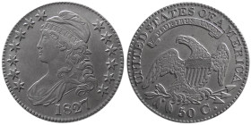 UNITED STATES, 1827. Capped Bust. Half Dollar.