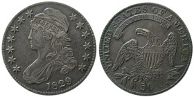 UNITED STATES, 1829. Capped Bust. Half Dollar.