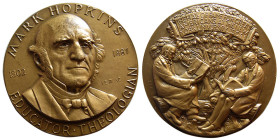 Hopkins, Mark. Bronze Medal (44 mm).