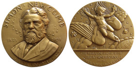 Newcomb, Simon. Bronze Medal (44 mm).