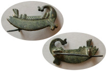 ROMAN EMPIRE, Ca. 1st-2nd Century AD. Bronze Fibula. Rare.