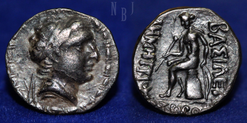 Seleucid Kingdom AR Drachm, Demetrius I Soter (162-150 BC). OBV: Diademed head r...