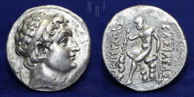Greco Baktrian Kingdom: Euthydemos I Theos Megas AR Tetradrachm. Circa 210-206 BC.