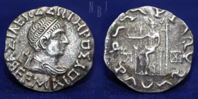 Indo Greek: Hermaios, 50-35 BC, Silver AR Tetradrachm.