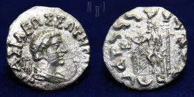 Indo-Greek Kingdom: Hermaios Soter AR Drachm. Circa 105-90 BC.