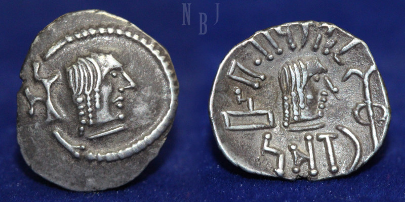 HIMYARITE: Tha'ran Ya'ub, silver unit, Raydan mint, 175-215 CE. Legends in South...