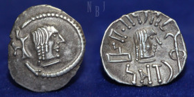 HIMYARITE: Tha'ran Ya'ub, silver unit, Raydan mint, 175-215 CE.