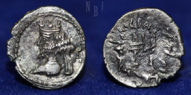 PERSIS Kingdom: AR Half Drachme. ARTAXERXES (ARDAXSIR) II. 1st Cent. BC.