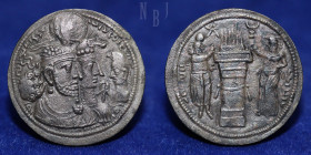 Sasanian Empire: Bahram II AR Drachm, 274-293 AD, struck in Ctesiphon.