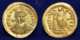 Byzantine Empire: Zeno, (474-491 AD) AV Solidus, Constantinople.