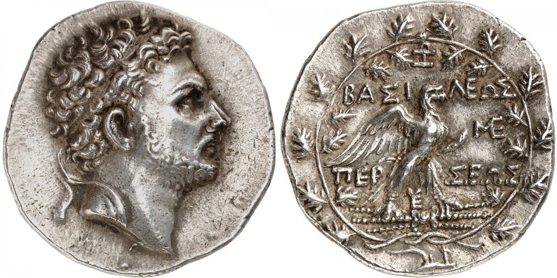 GRECE ANTIQUE
Macédoine, Persée (179-168 av. J.C.). Tétradrachme argent, Pella ...