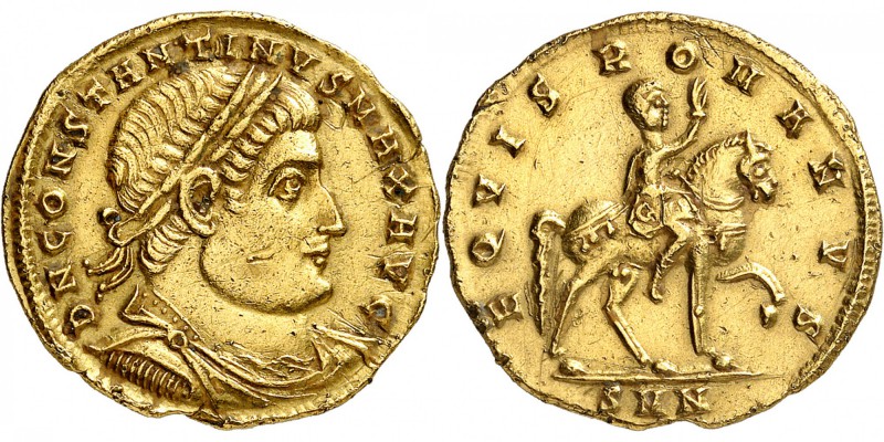 EMPIRE ROMAIN
Constantin Ier (307-337). Médaillon de 1,5 solidi 325, Nicomédie....