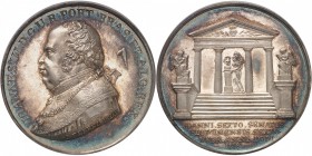 BRÉSIL
João VI (1816-1826). Médaille en argent 1820, célébrant la proclamation comme roi du Brésil et du Portugal.
Av. Buste à gauche. Rv. Temple.
...