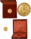 CAMBODGE
Sisowath Ier (1904-1927). Médaille en or de couronnement 1906.
Av. Buste nu à gauche. Rv. Armoiries du Cambodge.
22 mm. 5,96 grs.
Superbe...