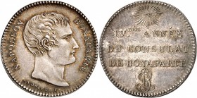 FRANCE
Consulat (1799-1804). Module de 1 franc, an IV. 
Av. Tête nue à droite. Rv. Légende sur trois lignes. 
G. 441, Maz 603. 5,57 grs.
Superbe...