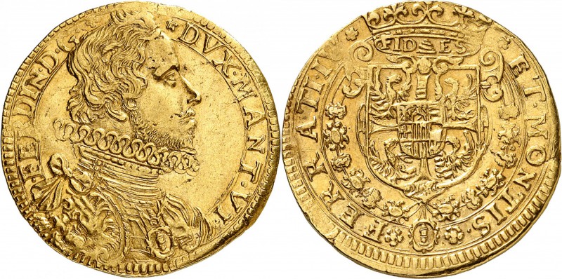 ITALIE
Mantoue, Ferdinand de Gonzague (1612-1626). 2 doppie, 2éme type, au deux...