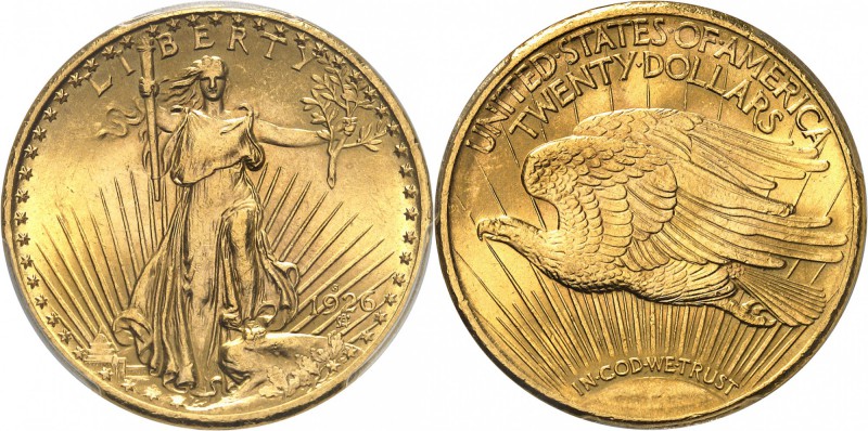 USA
20 dollars « Saint-Gaudens » 1926, San Francisco.
Av. Liberté de face bran...